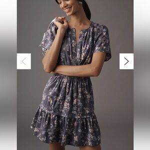 Anthropologie Somerset Mini Dress in floral Print Women's Dress